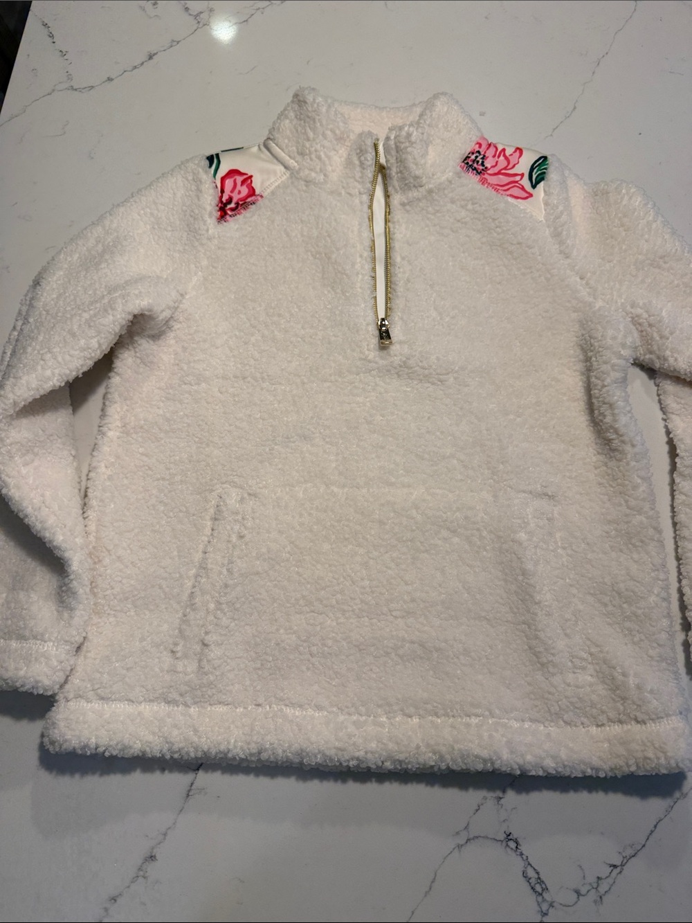 Lily Pulitzer Floral Fleece Pullover Girls